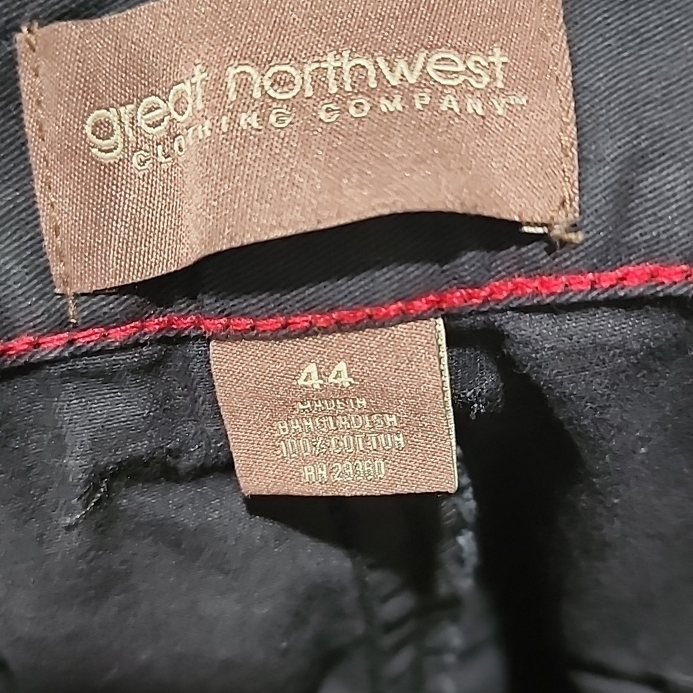Mens "Great Northwest" Size 44 Big & Tall, Blue, Side Elastic, Cargo Shorts NWT - Picture 6 of 6